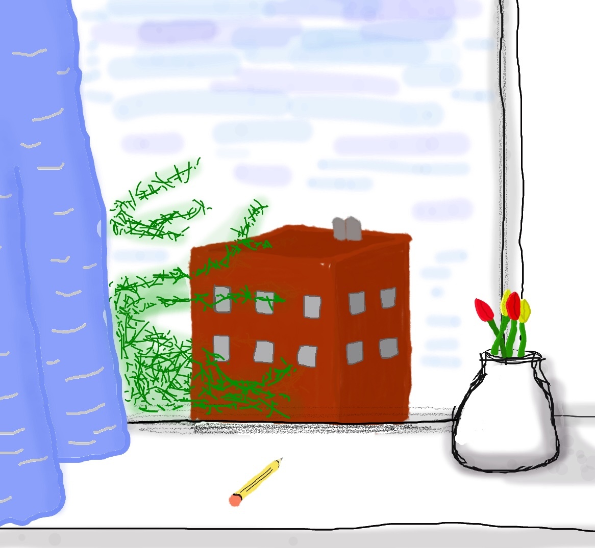 Art therapist in studio
